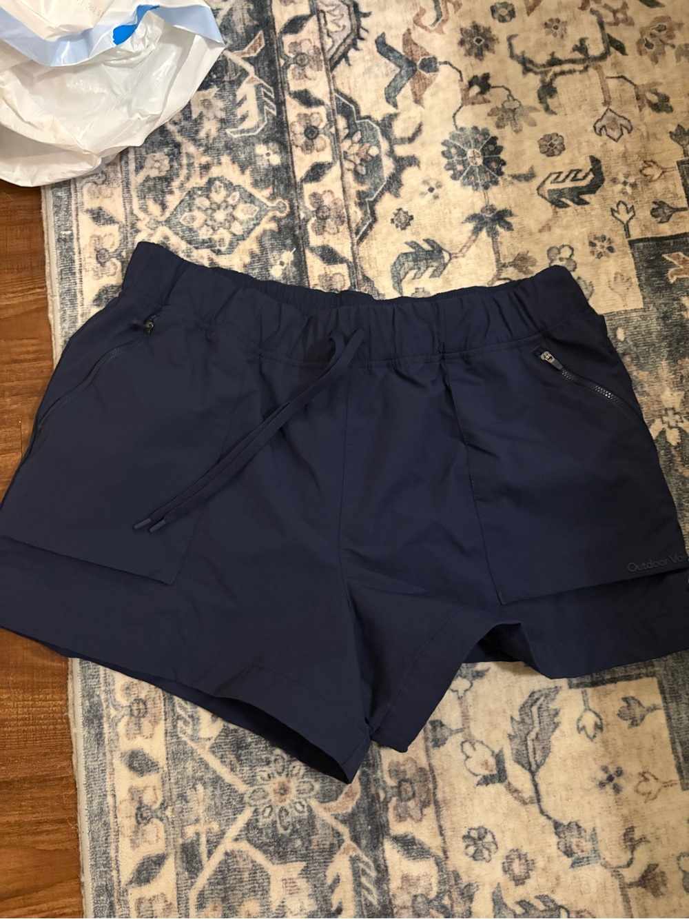 Outdoor Voices Navy Women's Athletic Shorts